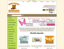 Tablet Screenshot of discountremediesinc.com